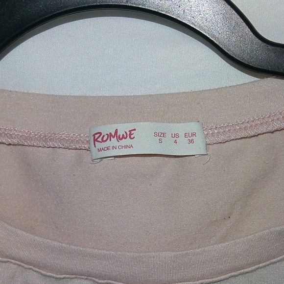 Romwe Dancing Skeleton Grateful Dead Crop Top Womens Size‎ S Short Sleeve Tee - Picture 3 of 3